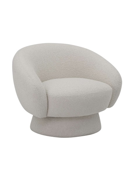 Sillón TED, Poliéster Blanco - Bloomingville. Vackart