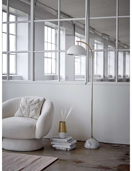 Sillón TED, Poliéster Blanco - Bloomingville. Vackart
