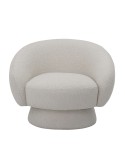 Sillón TED, Poliéster Blanco - Bloomingville
