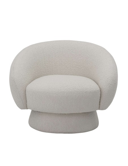 Sillón TED, Poliéster Blanco - Bloomingville. Vackart
