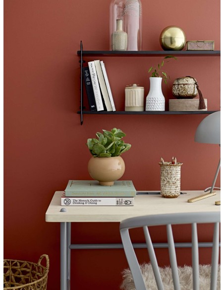 Estantería de Pared NORTH, Metal / MDF Negro - Bloomingville. Vackart