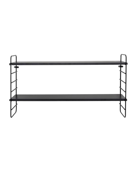 Estantería de Pared NORTH, Metal / MDF Negro - Bloomingville. Vackart