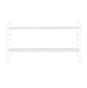 Estantería de Pared NORTH, Metal / MDF Blanco - Bloomingville. Los exclusivos muebles de diseño nórdico de Bloomingville en Vackart, tu tienda de diseño online.