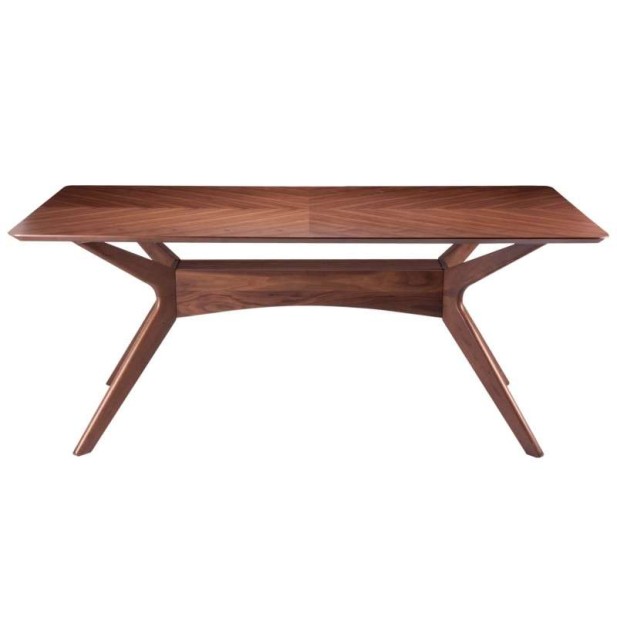 Mesa LEGANCE 180x95 cm de Comedor, Madera / Nogal. Vackart