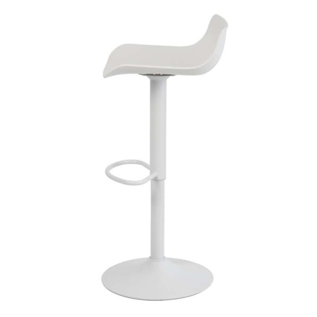 Taburete Alto ANVED 95 cm, Metal / Plástico Blanco. Vackart Taburete Alto ANVED 95 cm, Metal / Plástico Blanco. Vackart