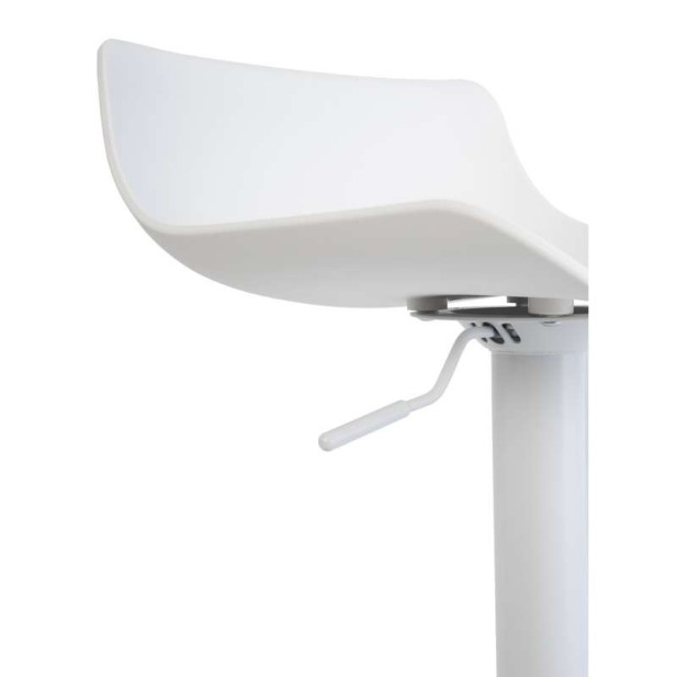 Taburete Alto ANVED 95 cm, Metal / Plástico Blanco. Vackart Taburete Alto ANVED 95 cm, Metal / Plástico Blanco. Vackart
