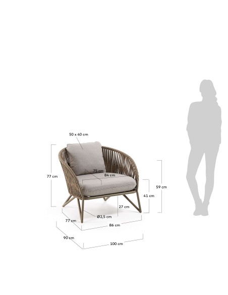 Butaca Branzie - Kave Home, Vackart