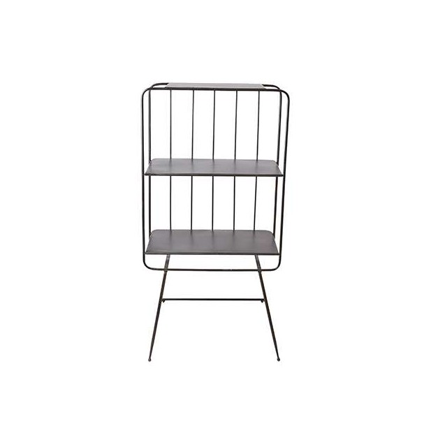 Estantería WILLIAM 140 cm Alto, Metal Gris - Affari. Vackart