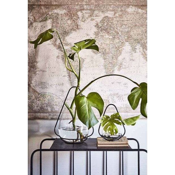 Estantería WILLIAM 140 cm Alto, Metal Gris - Affari. Vackart