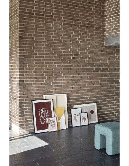 Puf SCULPTURE, Textil Verde - Hübsch. Vackart