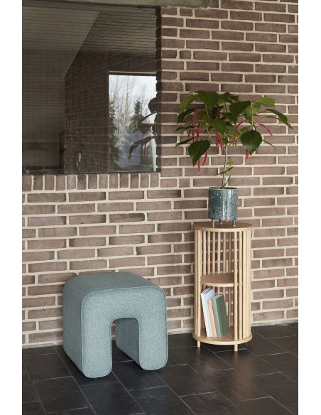 Puf SCULPTURE, Textil Verde - Hübsch. Vackart