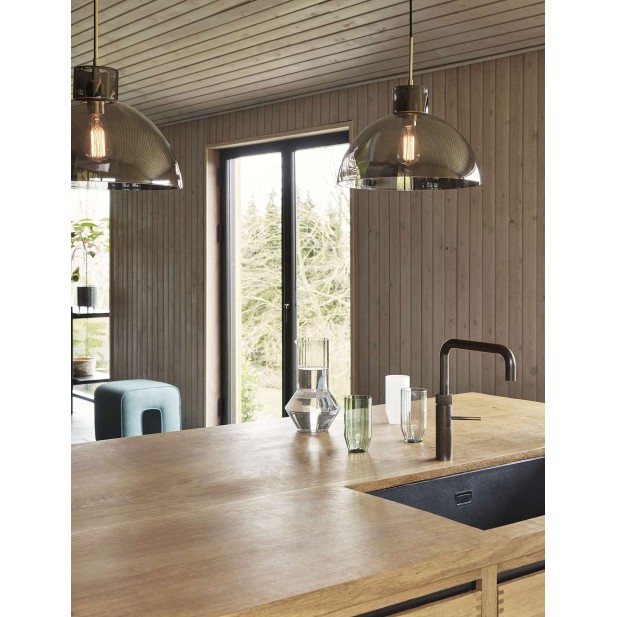 Puf SCULPTURE, Textil Verde - Hübsch. Vackart