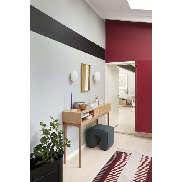 Puf SCULPTURE, Textil Verde - Hübsch. Vackart