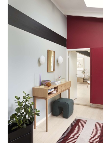 Puf SCULPTURE, Textil Verde - Hübsch. Vackart