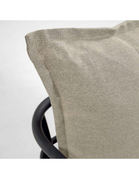 Sillón Mareluz acero negro - Kave Home; Vackart. S734J03