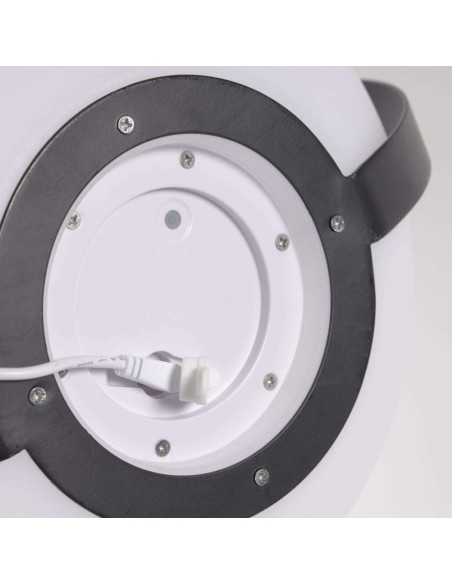 Lámpara de sobremesa Dinesh con asa acero negro - Kave Home