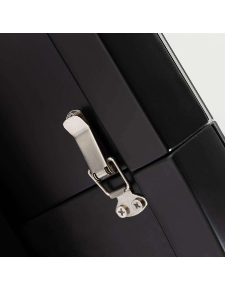 Mesa Vashti Ø 120 (160) cm porcelánico/acero negro - CC5176K01