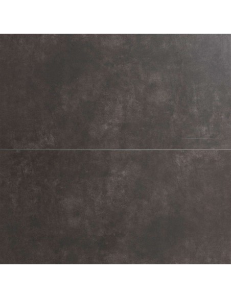 Mesa extensible Atminda 160 (210) x 90 cm porcelánico patas acero acabado negro - Kave Home