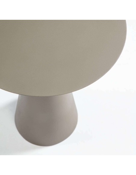 Mesa auxiliar Shirel Ø 38 cm verde - Kave Home; Vackart. CC5160R19