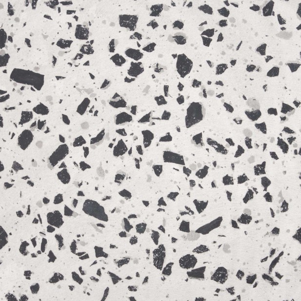 Reposapiés exterior Jenell terrazo blanco Ø35 cm-Kave Home; CC2221PR05