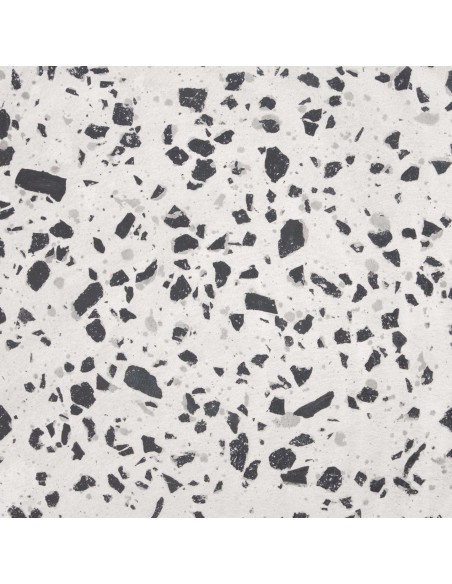 Reposapiés exterior Jenell terrazo blanco Ø35 cm-Kave Home; CC2221PR05