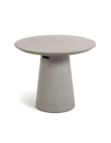 Mesa Itai cemento Ø 90 cm - Kave Home