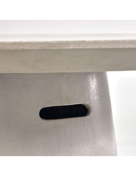 Mesa Itai cemento Ø 120 cm - Kave Home; Vackart. CC2218PR03