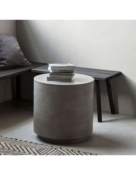 Mesa Auxiliar OUT 50 cm Alto, Hormigón Gris - House Doctor. Vackart