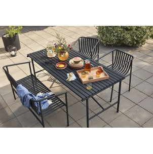 Mesa JAKKE 191x92 cm de Comedor, Metal Negro - Hübsch. Vackart 2