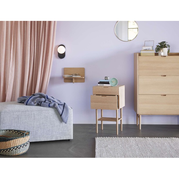 Estantería de Pared LESS 35x25 cm, Madera Natural - Hübsch. Vackart Estantería de Pared LESS 35x25 cm, Madera Natural - Hübsch. Vackart