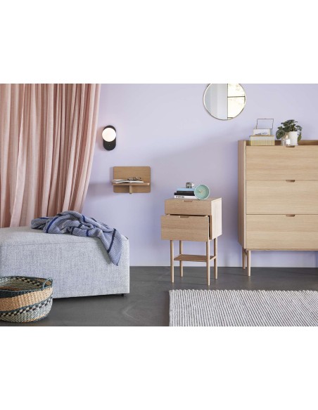 Estantería de Pared LESS 35x25 cm, Madera Natural - Hübsch. Vackart