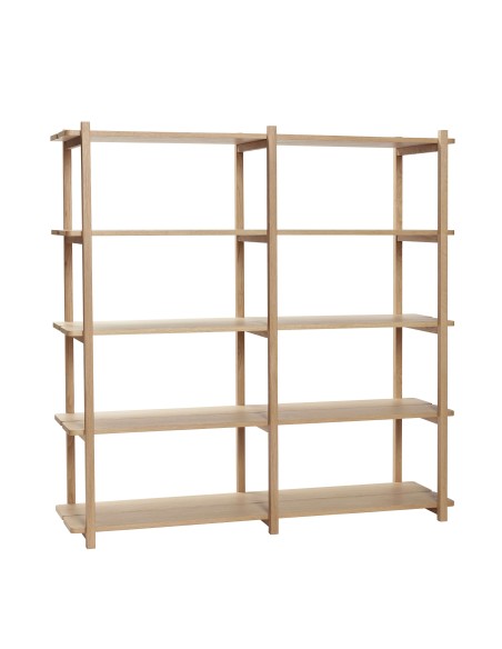 Estantería MASON 150 cm Alto, Roble Natural - Hübsch. Vackart