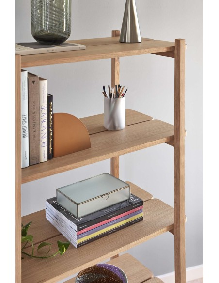 Estantería MASON 150 cm Alto, Roble Natural - Hübsch. Vackart