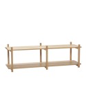 Estantería MASON 47 cm Alto, Roble Natural - Hübsch