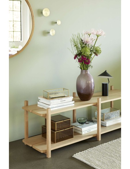 Estantería MASON 47 cm Alto, Roble Natural - Hübsch. Vackart