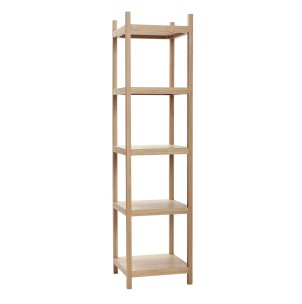 Estantería MASON 180 cm Alto, Roble Natural - Hübsch. Los originales y exclusivos muebles de diseño escandinavo de Hübsch en Vackart, tu tienda de diseño.