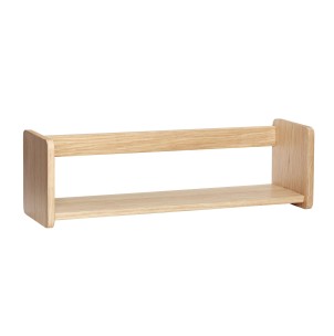 Estante de Pared NOMAD 12 cm Alto, Roble Natural - Hübsch. Vackart
