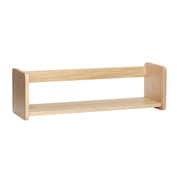 Estante de Pared NOMAD 12 cm Alto, Roble Natural - Hübsch. Vackart