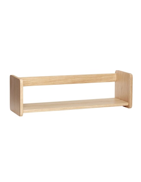 Estante de Pared NOMAD 12 cm Alto, Roble Natural - Hübsch. Vackart