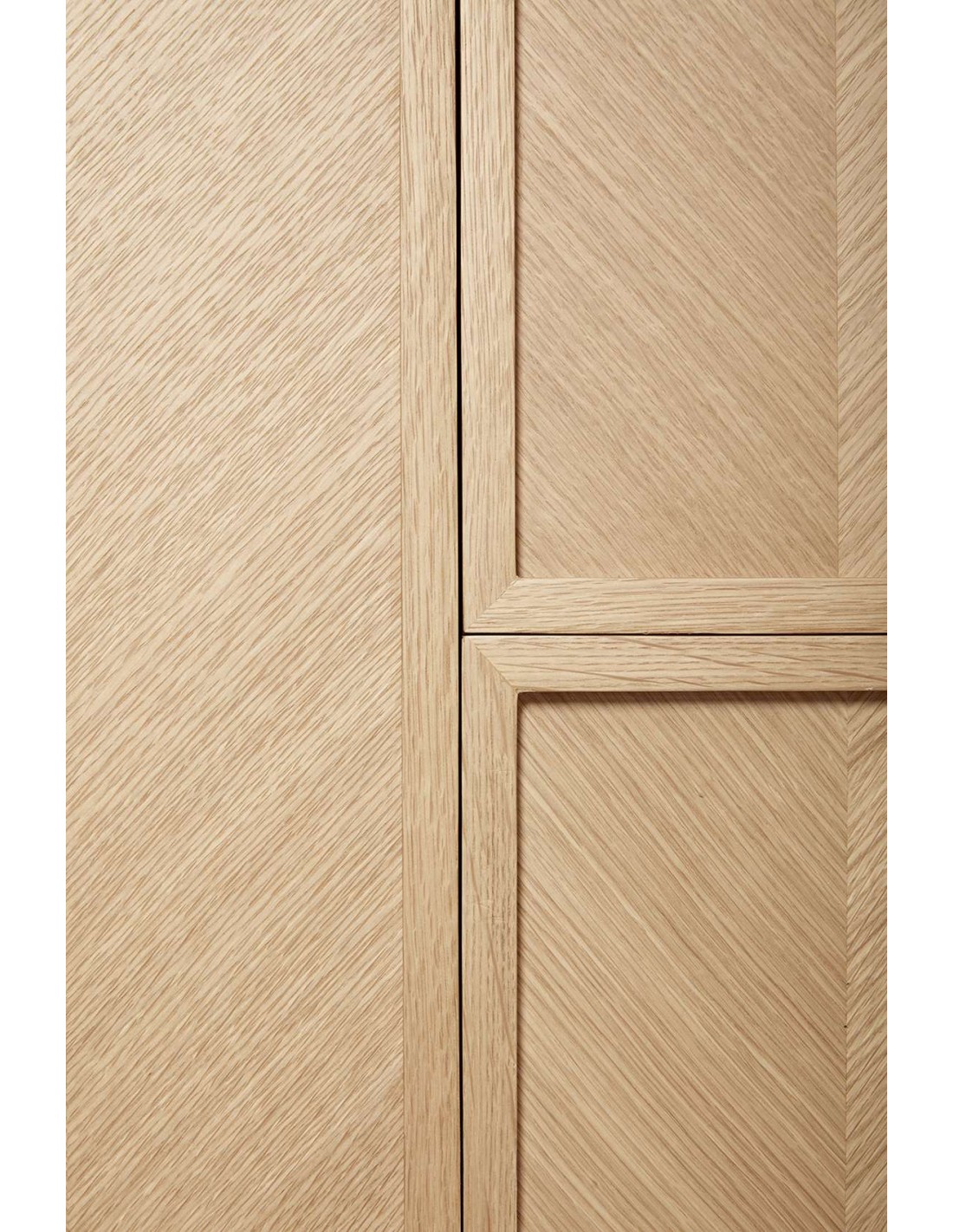 Armario HERRINGBONE Alto 180 cm, Roble Natural - Hübsch. Vackart