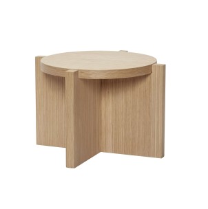 Soporte para Plantas NOMAD, Roble Natural - Hübsch. Las originales y exclusivas mesas de diseño escandinavo de Hübsch en Vackart, tu tienda de diseño online.