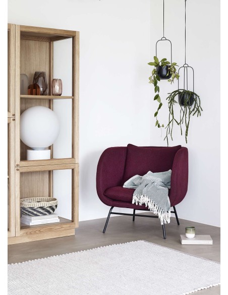 Set 2 Cestas CURRENT, Papel Natural / Negro - Hübsch. Vackart