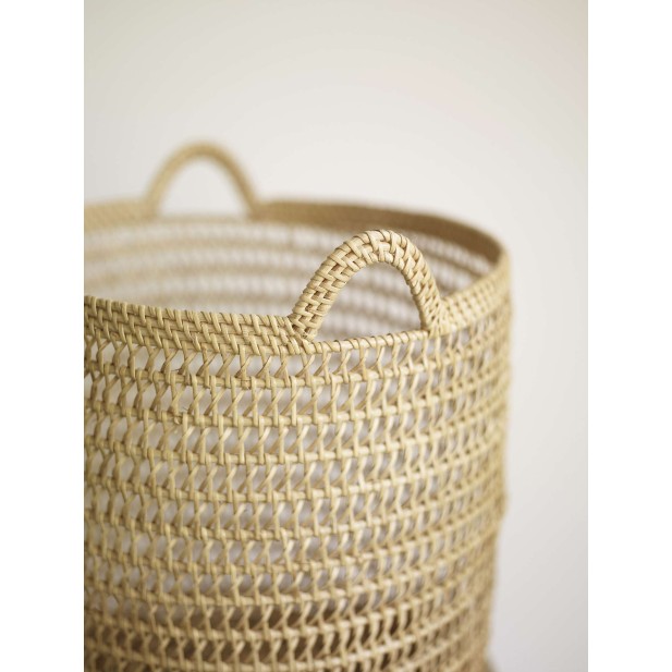 Set 2 Cestas WEAVE, Ratán Natural - Hübsch. Vackart