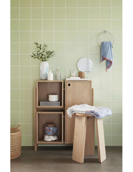 Set 2 Cestas WEAVE, Ratán Natural - Hübsch. Vackart