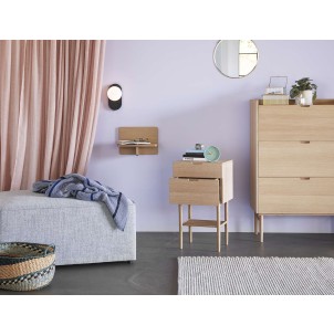 Set 2 Cestas CABLE, Papel Natural / Verde - Hübsch. Vackart 2