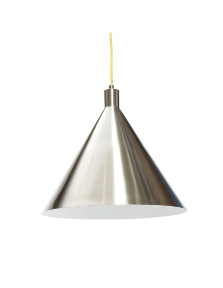 Lámpara de Techo YAMA, Metal Niquel / Amarillo - Hübsch. Vackart