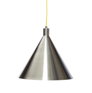 Lámpara de Techo SØLVKOP, Metal Niquel / Amarillo - Hübsch. Vackart ilumina tus espacios con las exclusivas lámparas de diseño escandinavo de Hübsch.