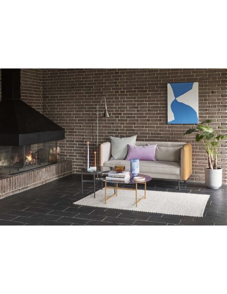 Lámpara de Pie ROPE, Metal Niquel - Hübsch. Vackart