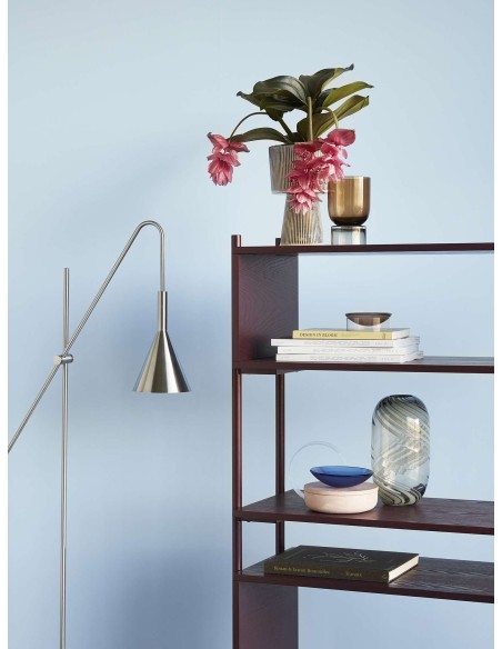 Lámpara de Pie ROPE, Metal Niquel - Hübsch. Vackart