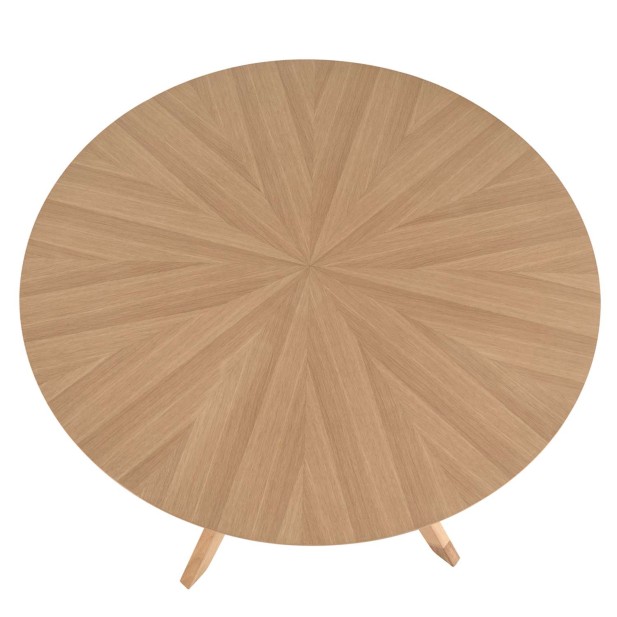 Mesa de comedor NORDAK 120 cm, roble